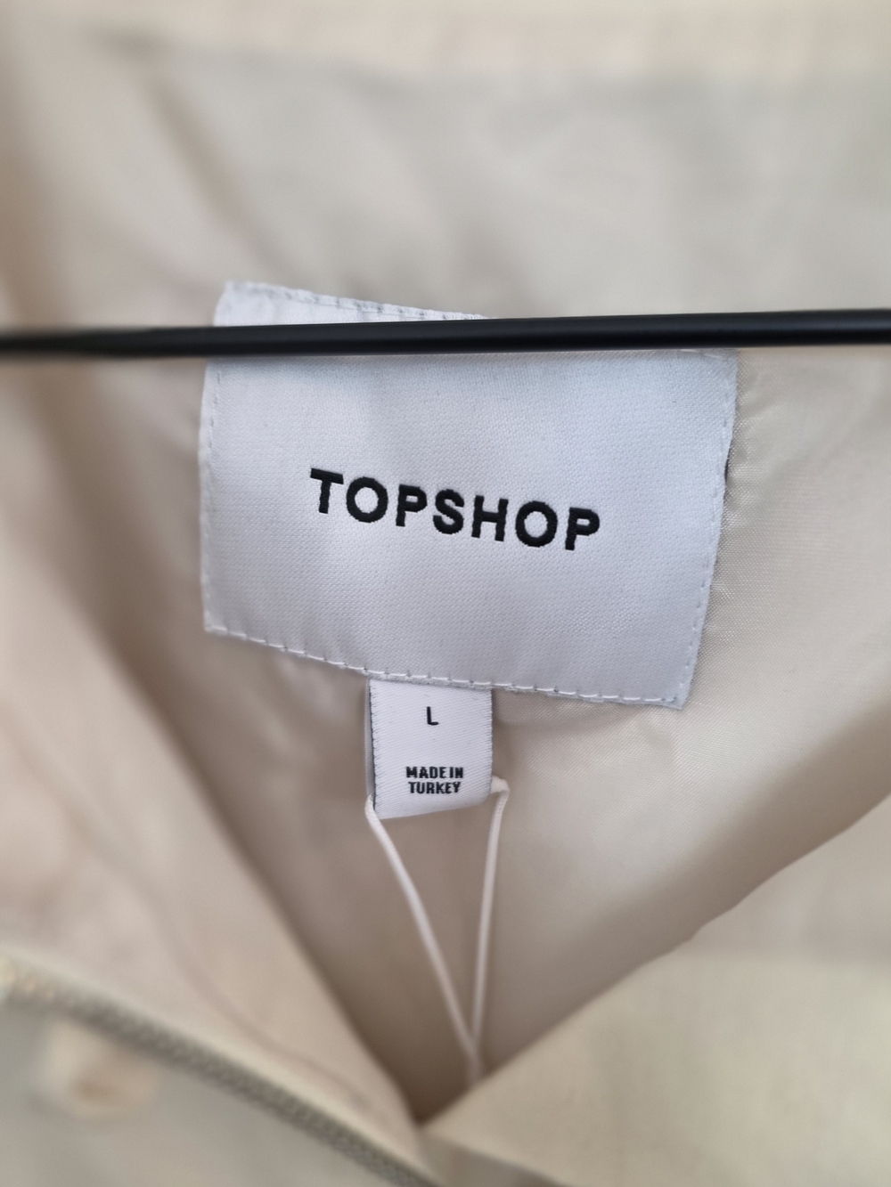 NWT Cream Frog Closure Lightweight Bomber JACKET - Picture 6 of 15